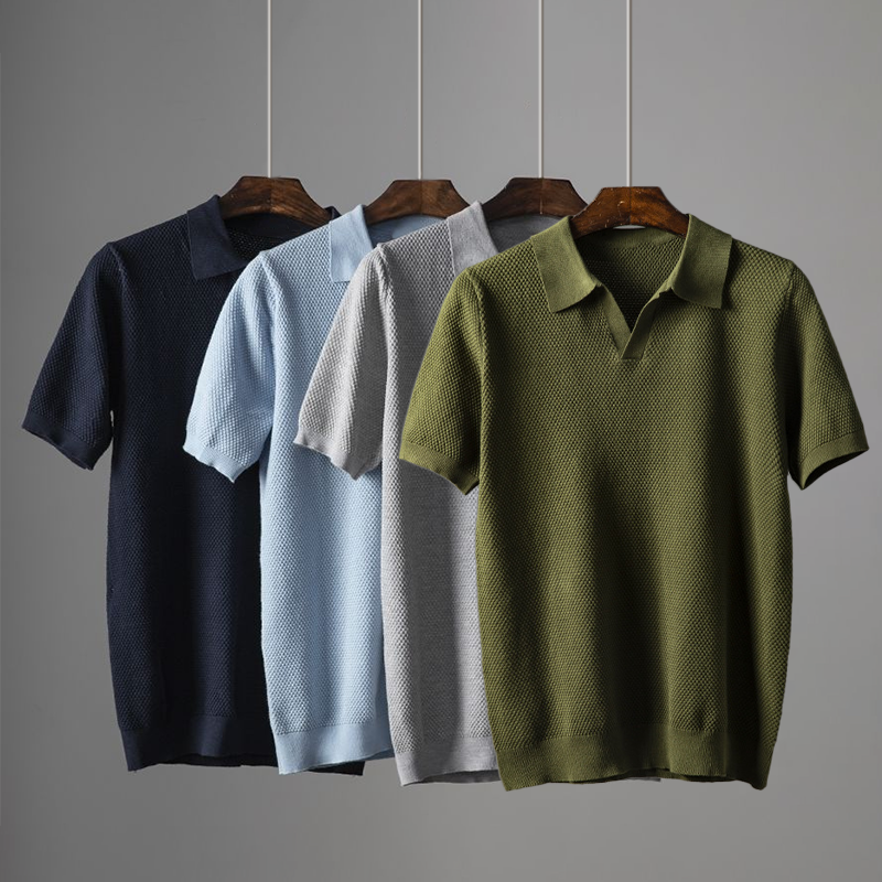 Henry - Casual Short Sleeve Polo Shirt